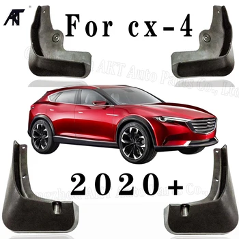 Mazda için cx-4 2020-on Araba Çamur Flaps Splash Muhafızları Çamurluk Çamurluk Splasher Mudapron Ön Arka Tam Set 4 Adet