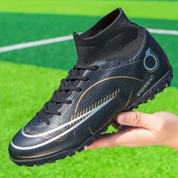 Kaliteli Mbappé futbol ayakkabıları Dayanıklı Hafif futbol kramponları Rahat Açık Futbol Cleats Toptan Sneakers 35-45 Boyutları