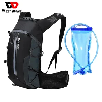 Batı BISIKLET Bisiklet Bisiklet Çanta Su Torbası 10L Taşınabilir Su Geçirmez Yol Bisiklet Çantası Açık Spor Tırmanma Kılıfı sıvı alımı sırt çantası