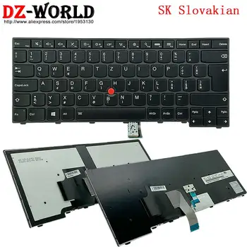 SK Slovak Arkadan Aydınlatmalı Klavye için Lenovo Thinkpad T440 T440P T450 S T460 L440 L450 L460 L470 E431 E440 04Y0886 01EN532 01AX334