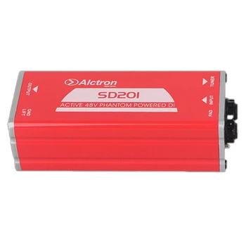 Alctron SD201 Aktif DI Kutusu Empedans Dönüşüm DIBOX Profesyonel Sahne Efektleri Doğrudan Bağlantı Kutusu