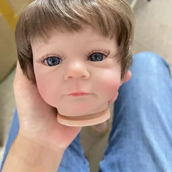 48cm Yeniden Doğmuş Bebek kiti Felicia Popüler Tatlı Yüz 3D Boyalı Cilt Birçok Görünür Damarlar Bitmemiş Bebek parçaları Kök Saç