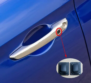 Dış Kapı Kolu Anahtarsız Giriş düğme kapağı Akıllı İndüksiyon Düğmesi lastik Pedi Hyundai Elantra 2016-2020 için