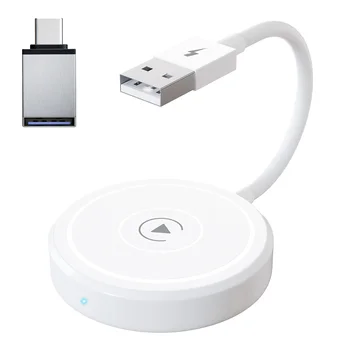 Carplay Kablosuz Adaptör Apple 5GHz WiFi Otomatik Bağlantı Bluetooth Carplay Adaptörü OEM Araba Modeli 2015 + B