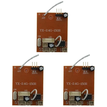 3X2. 4G Tam Ölçekli Model Alıcı devre İçin Anten İle MN D90 D91 MN45 MN96 MN99S RC Araba Parçaları Aksesuarları
