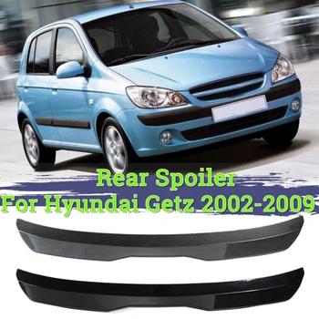 Getz 2002-2009 Araba Arka Çatı Dudak Spoiler Kanat Hyundai ABS Parlak Siyah Araba Arka Kuyruk Kanat Dekorasyon Araba Aksesuarları Tuning