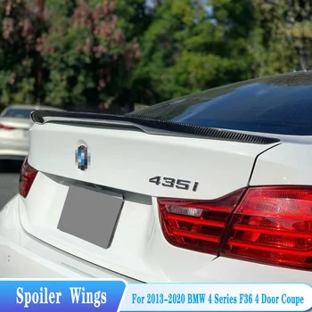 2014-2020 BMW 4 Serisi için F36 4 Kapı Coupe Arka Bagaj Kapağı Spoiler Kanatları P Stil ABS Plastik Tuning Dış BodyKit Aksesuarları