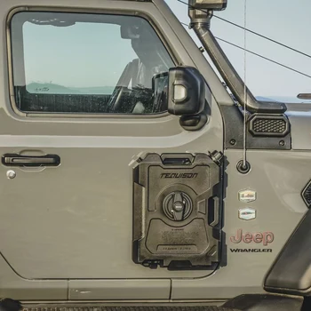 Alüminyum alaşımlı yan Kapı Yağ Su Deposu Braketi İle Jeep Wrangler JK İçin JL JT 2007-2023 JL1285