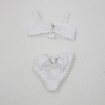 BUZLU DBS Blyth doll şişman vücut giysileri tombul vücut beyaz iç çamaşırı takım elbise şişman bebek anime kıyafetler