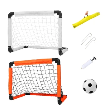 Hafif Katlanabilir Futbol Gol Taşınabilir Futbol Topu Net Gol Futbol Açık Eğitim Net Arka Bahçe için Kolay Taşıma
