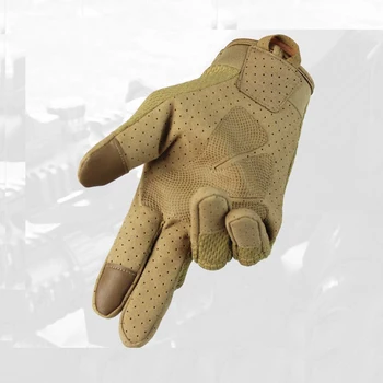 Taktik tüm parmak eldiven Ciltli koruyucu dokunmatik ekran eldiveni açık yürüyüş için