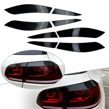 4 Adet Otomatik Arka Kuyruk İşık Lambası Göz Kapağı ayar kapağı VW Golf 6 2008-2013 İçin Volkswagen Golf MK6 2008 2009 2010 2011 2012 2013