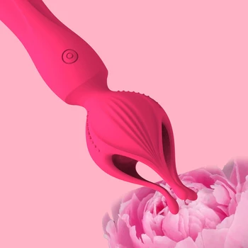 Sihirli Değnek Lotus AV Vibratör Kadınlar için Meme Klitoris Stimülatörü Masaj Masturbator Yetişkin Ürünleri Erotik Seks Oyuncakları Kadın için