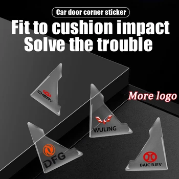 Şeffaf Kapı Köşe Kapak Sticker Anti-scratch Çarpışma Koruma Sticker Wuling Volvo Ford Toyota Honda Audi Nissan