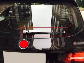 Benz GLC Sınıfı X205 2015-2017 ABS Krom Arka pencere sileceği Memesi Kapağı Trim Araba Aksesuarları Çıkartmalar W4