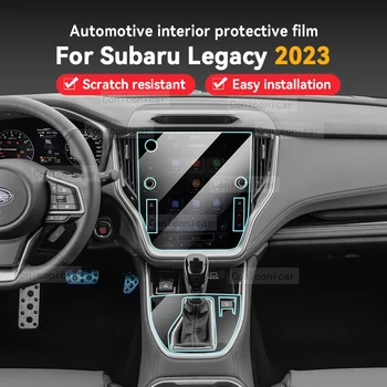 Subaru Legacy 2023 için Araba İç Şanzıman Paneli Anti-Scratch Koruyucu Şeffaf TPU Film Kapak Aksesuarları Sticker