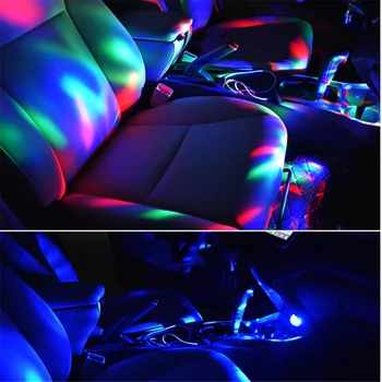 araba USB Neon renkli ışıklar Mazda 3 Mazda 6 için Oto Aksesuarları Araba Styling Ücretsiz Kargo
