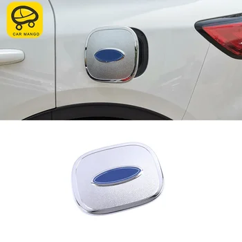 CarMango Ford Escape Kuga 2020-2023 Araba Aksesuarları Petrol Gaz Yakıt depo kapağı kapak tampon Trim Sticker Çerçeve Dış Dekorasyon