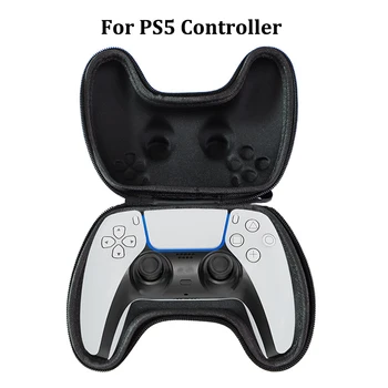 EVA Sert saklama çantası için PS5 Gamepad Darbeye Dayanıklı Çanta Su Geçirmez Taşınabilir Kılıf PlayStation 5 Denetleyicisi İçin Oyun Aksesuarları