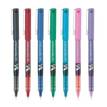 1 adet / grup Japonya Pilot V5 Sıvı Mürekkep Kalem 0.5 mm seçmek için 7 Renk BX-V5 standart kalem ofis ve okul kırtasiye tarzı