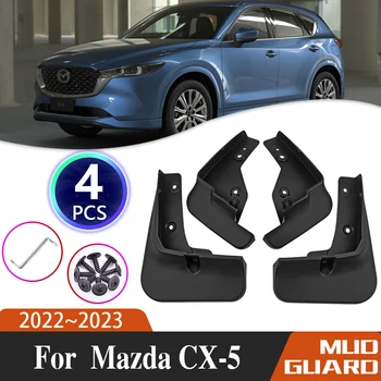 4 ADET Araba Çamurluklar Mazda CX-5 CX5 CX 5 2022 2023 Araba Anti-splash Çamur Flaps Guard Sıçrama Flap Çamurluk Oto Aksesuarları Çamurluk