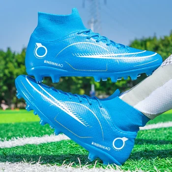 Kaliteli Mbappé Chuteira Toplum Dayanıklı Hafif futbol ayakkabısı Rahat Açık Futbol Cleats Toptan Spor Ayakkabı 35-45 Boyutu