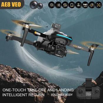 360 ° Akıllı Engellerden Kaçınma Katlanabilir gövde AE8 Drone profesyonel kameralı dört pervaneli helikopter Katlanabilir gövde GPS konumlandırma