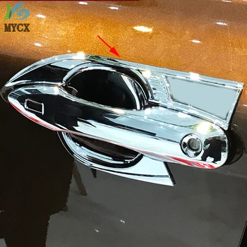 4 ADET Dış Kapı Kase kulp kılıfı Trim Sticker Toyota Camry LE SE XLE XSE 2018-2021 Aksesuarları Styling Parlak