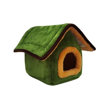 Papağan sıcak küçük ev Xuanfeng kaplan cilt şakayık asılı sıcak kuş yuva renkli kuş evi salıncak yatak oyuncak