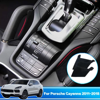 2 Adet Porsche Cayenne 2011 İçin 2012 2014 2015 2016 2017 2018 Araba Koltuğu Çatlak saklama kutusu Çantası Merkezi Konsol Aksesuar İç