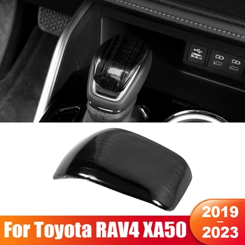 Toyota için RAV4 XA50 2019 2020 2021 2022 2023 RAV 4 Hibrid Araba Merkezi Konsol Vites Topuzu Vites golf sopası kılıfı Trim Aksesuarları