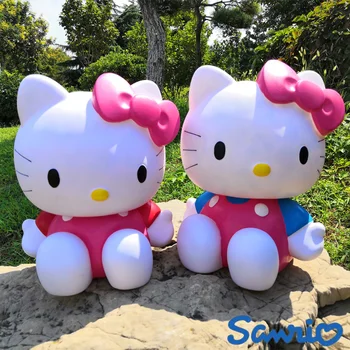 Sanrio Kawaii Kitty Kedi Büyük Boy Düşmeye Dayanıklı Kumbara Doğum Günü Hediyeleri Karikatür Yüksek Kapasiteli Hello Kitty Çocuklar noel hediyesi