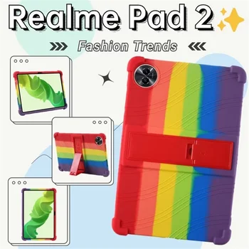 Tablet kılıfı için Realme Pad 2 11.5 inç 2023 Kapak Tablet Ayarlanabilir Standı Tablet Kapak İçin Realme Pad X Pad2 Padmini Çocuklar