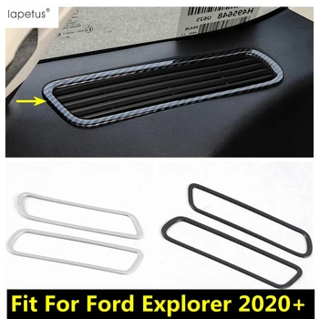 Üçüncü Sıra Koltuk Kapı Klima Havalandırma Çıkışı Paneli Dekor Kapak Trim İçin Ford Explorer 2020 - 2023 ABS Aksesuarları İç