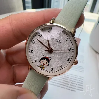 Sevimli Bayan Saatler Lüks Kız Öğrenci Kol Saatleri Bayanlar hediyelik saat Basit ve günlük kuvars saat Dropshipping Reloj Mujer