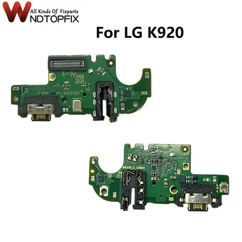 Yüksek Kalite LG K920 USB girişli şarj cihazı Dock fiş konnektörü Flex Kablo LG K92 5G şarj portu Kurulu Yedek Parçalar