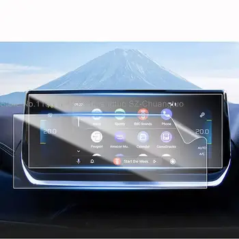 Temperli Cam Ekran Koruyucu İçin Peugeot 208 e-208 GT P21 /2008 e-2008 2020-2023 10 İnç bilgi-eğlence Navigasyon Aksesuarları