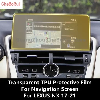 LEXUS NX için 17-21 Navigasyon Şeffaf TPU koruyucu film Anti-scratch Onarım Filmi Aksesuarları Tamir