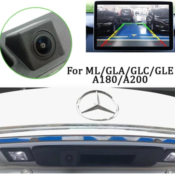 170 ° 720P Araç Balıkgözü Lens Dikiz Gövde Kolu Kamera Mercedes Benz ML İçin A180 A200 GLA GLC GLE Araba