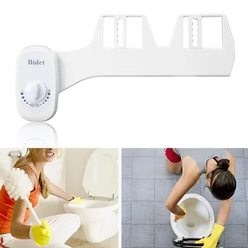 YENİ Tek Meme Olmayan Elektrikli Manuel Banyo Tuvalet klozet kapağı Eki Tatlı Su Temizleme Bide Püskürtücü Sifon