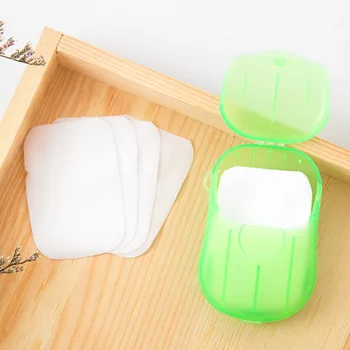 200 ADET Taşınabilir Mini Sabun Kağıt Tek Kullanımlık El Yıkama Kokulu Sabun Kağıtları El Bakımı Temizlik Sabunları Seyahat Banyo Malzemeleri