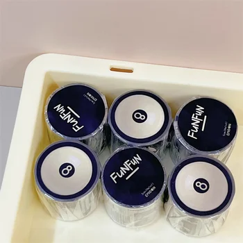 Emoon 5cm X 10M 8 Top Washi / PET Bantlar Etiket Scrapbooking Mermi Günlük Malzemeleri Kırtasiye Malzemeleri Estetik Kırtasiye