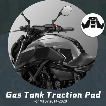 Motosiklet Anti kayma Yakıt Tankı Pedleri Gaz Diz Kavrama Çekiş Sticker Koruyucu İçin Yamaha MT07 2014 2015 2016 2017 2018 2019 2020