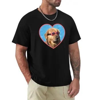 plaj erkek t shirt Doggo Çıkartmalar: Yüzücü Köpek T-Shirt ekip boyun t shirt siyah t shirt erkek kısa kollu t shirt pamuk t shirt