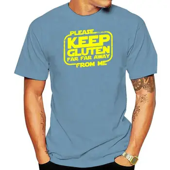 Gluteni Uzak Tutun Benden Uzak Klasik Yetişkin T-Shirt erkek t shirt