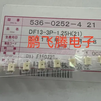 10 Adet / grup DF13-3P-1.25 H(21) japon orijinal DF13-3P-1.25 H yama 3P yatay dikey konnektör 1.25 mm