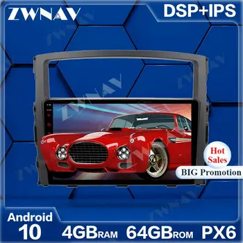 Android 10 Araba Multimedya Oynatıcı MİTSUBİSHİ PAJERO İçin V97 V93 Shogun Montero 2006 + Radyo navı stereo IPS Dokunmatik ekran kafa ünitesi