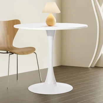 Ev Mobilyaları Beyaz yemek odası masası Taşınabilir katlanır masalar Mobilya Masa Sandalyeler Sandalye Yemek Katlanabilir