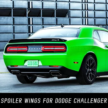 2011 + Dodge Challenger Bodykit Araba Arka Bagaj Kapağı Bagaj Ducktail Dudak Spoiler Kanatları ABS Plastik Dış Tuning Aksesuarları