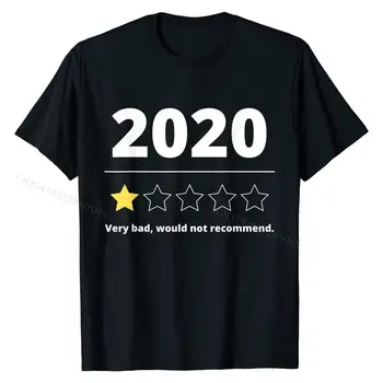 2020 İnceleme Çok Kötü Tavsiye Etmem Hediye 1 Yıldız Derecelendirmesi Tişört Üst T-shirt Erkekler için Sıkı Toptan Özel Pamuk